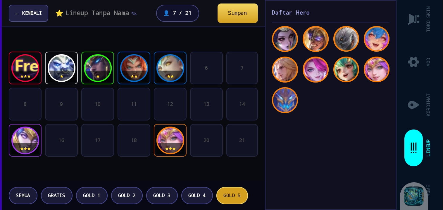 foto pilih hero